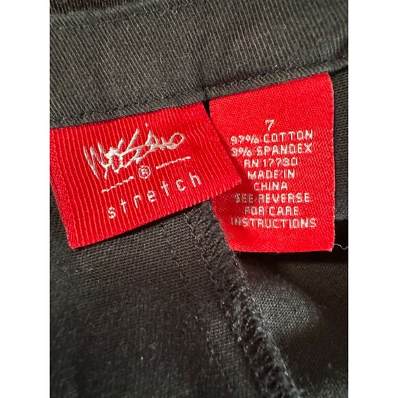 Mossimo Black Stretch Womens Pants Size 7 - Picture 2 of 16